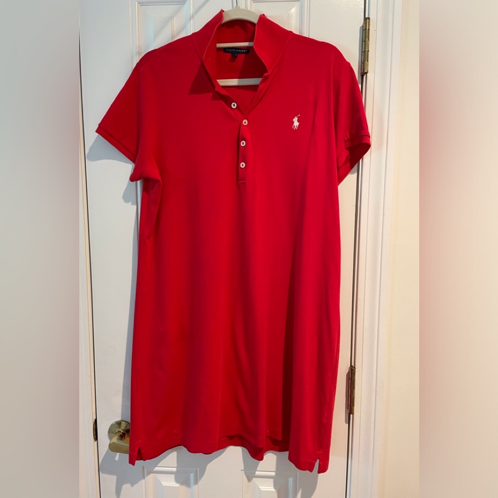 Ralph Lauren Red Polo Dress